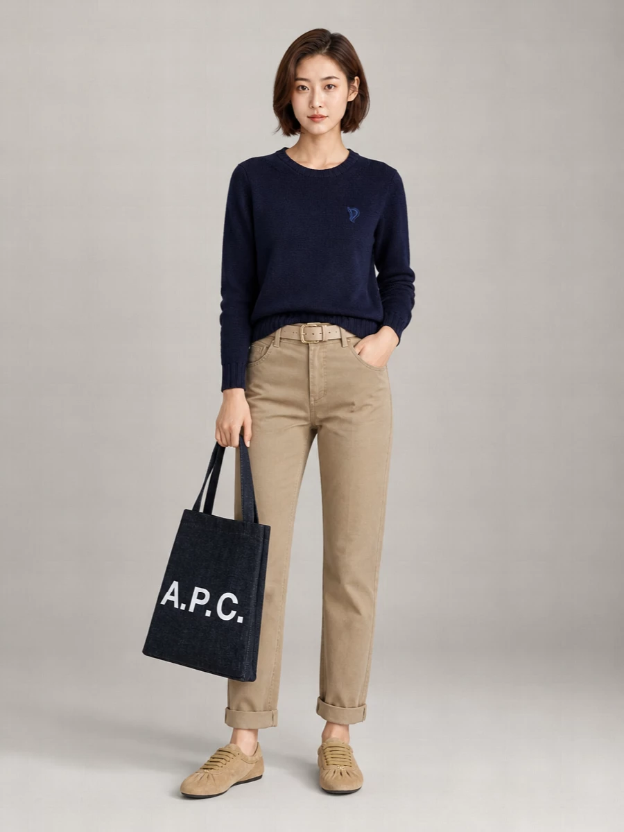 Dondup Denim Straight-Leg Trousers