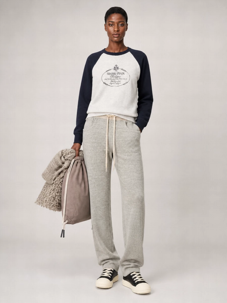 R13 Cotton Relaxed-Barrel-Leg Joggers