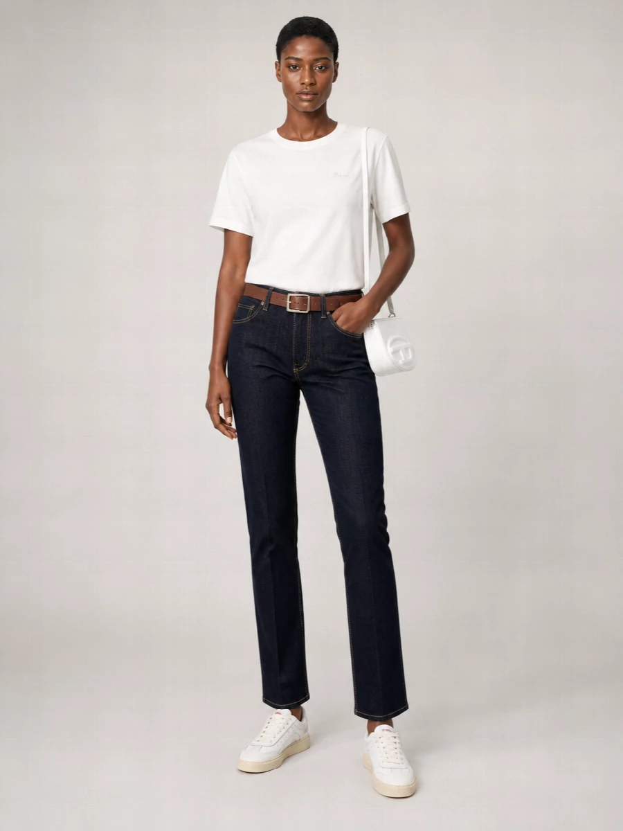 Dsquared2 Ribbed Cotton T-Shirt
