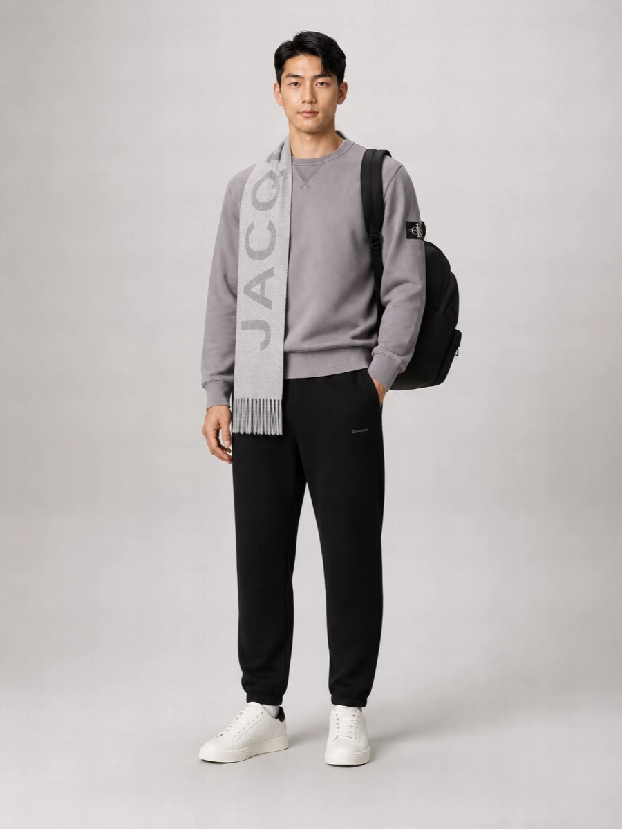 Calvin Klein Cotton Crew-Neck Sweatshirt