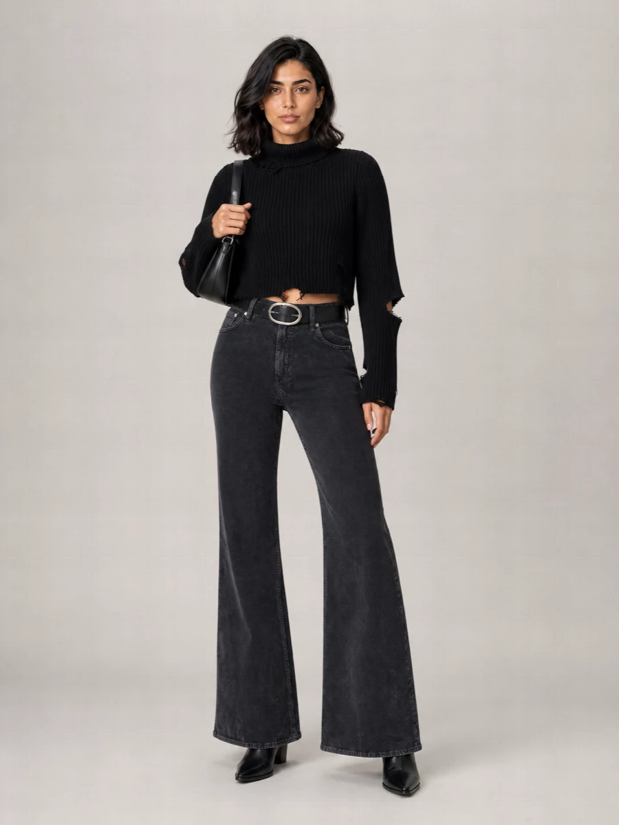 Haikure Straight-Leg Denim Jeans