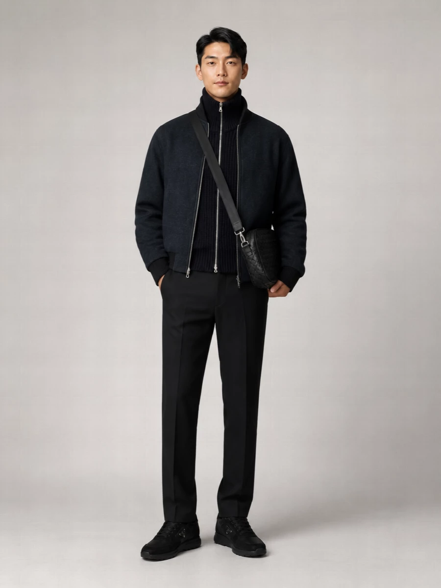 Dries Van Noten Reversible Bomber Jacket
