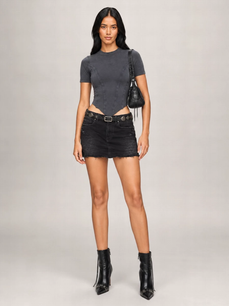Balenciaga Wool Mini Skirt