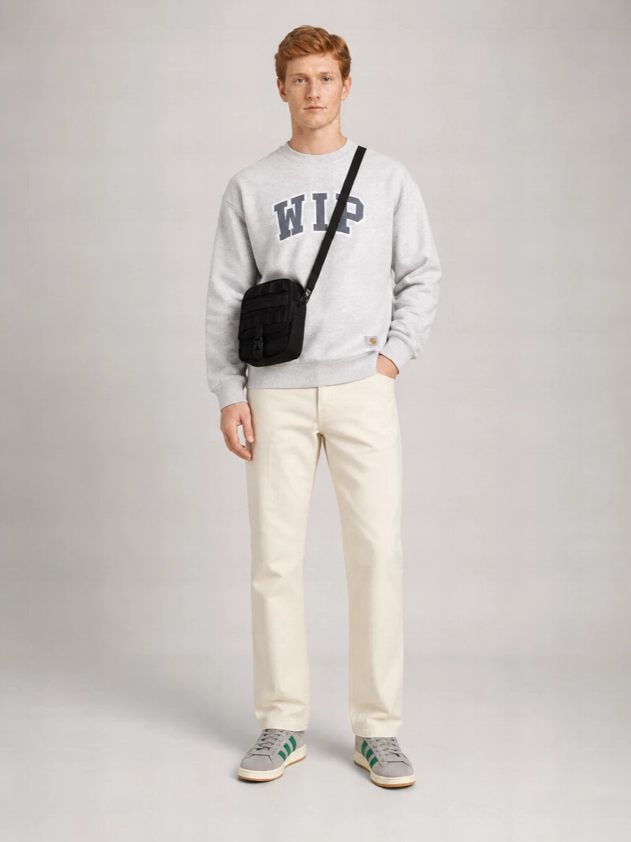 Carhartt Wip Cotton Regular-Fit Logo Sweatshirt