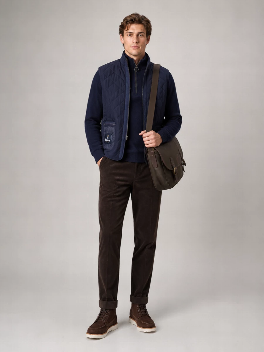 Barbour quilted padded gilet