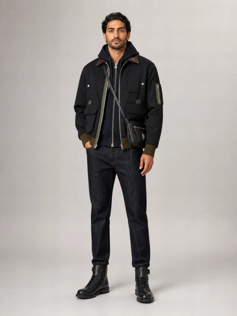 Sacai Cotton Bomber Jacket