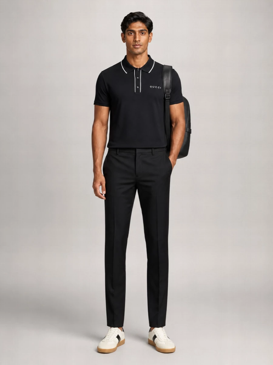 Tom Ford Leather Low-Top Sneakers