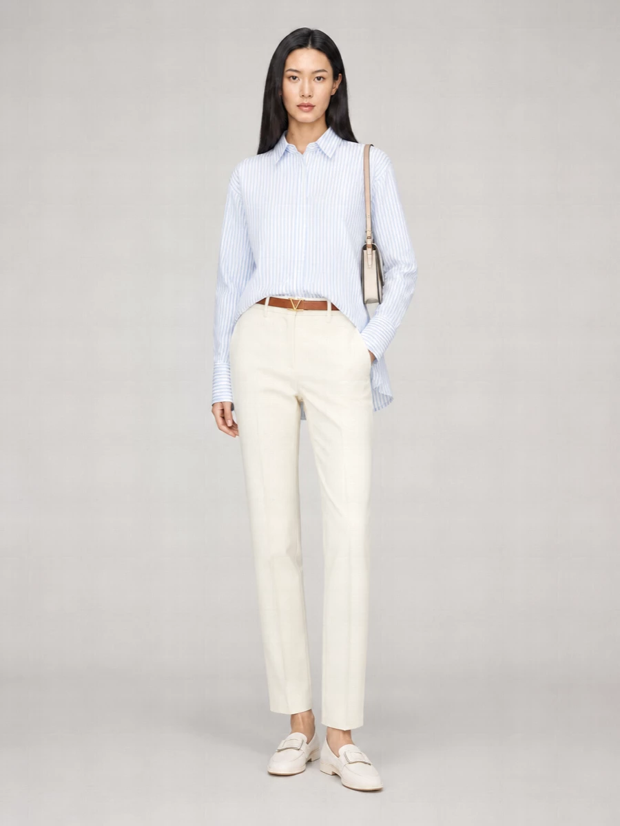 Victoria Beckham High-Rise Straight-Leg Denim Jeans