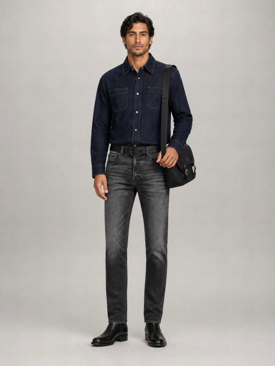 7 For All Mankind Denim Shirt