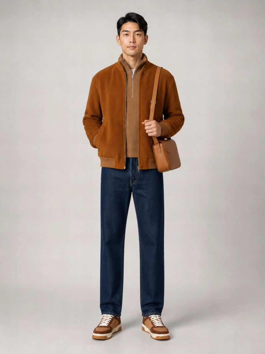Valentino Garavani cashmere wool bomber jacket