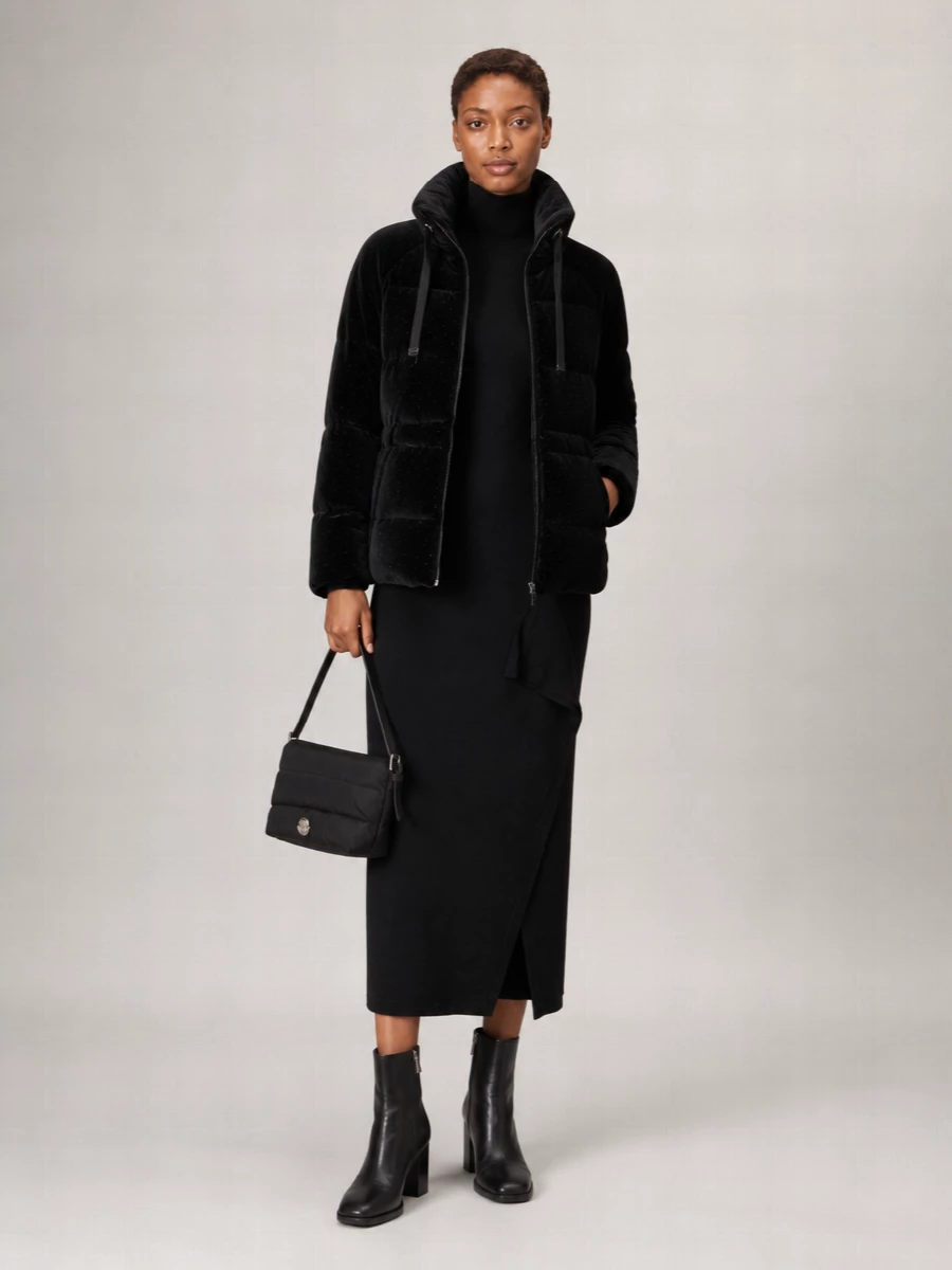 Herno Cotton Funnel-Neck Puffer Jacket