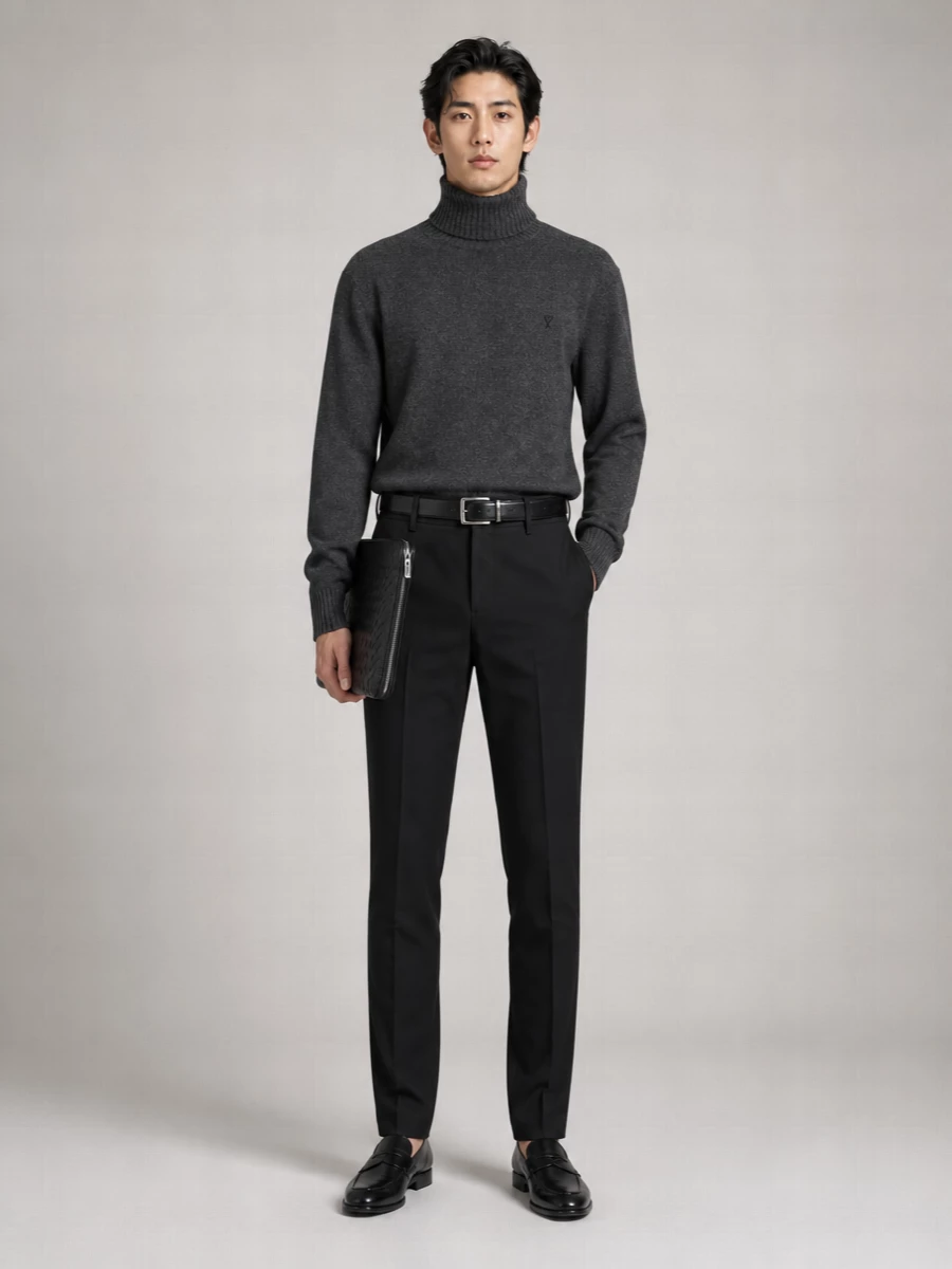Amiri Virgin Wool Tailored Trousers