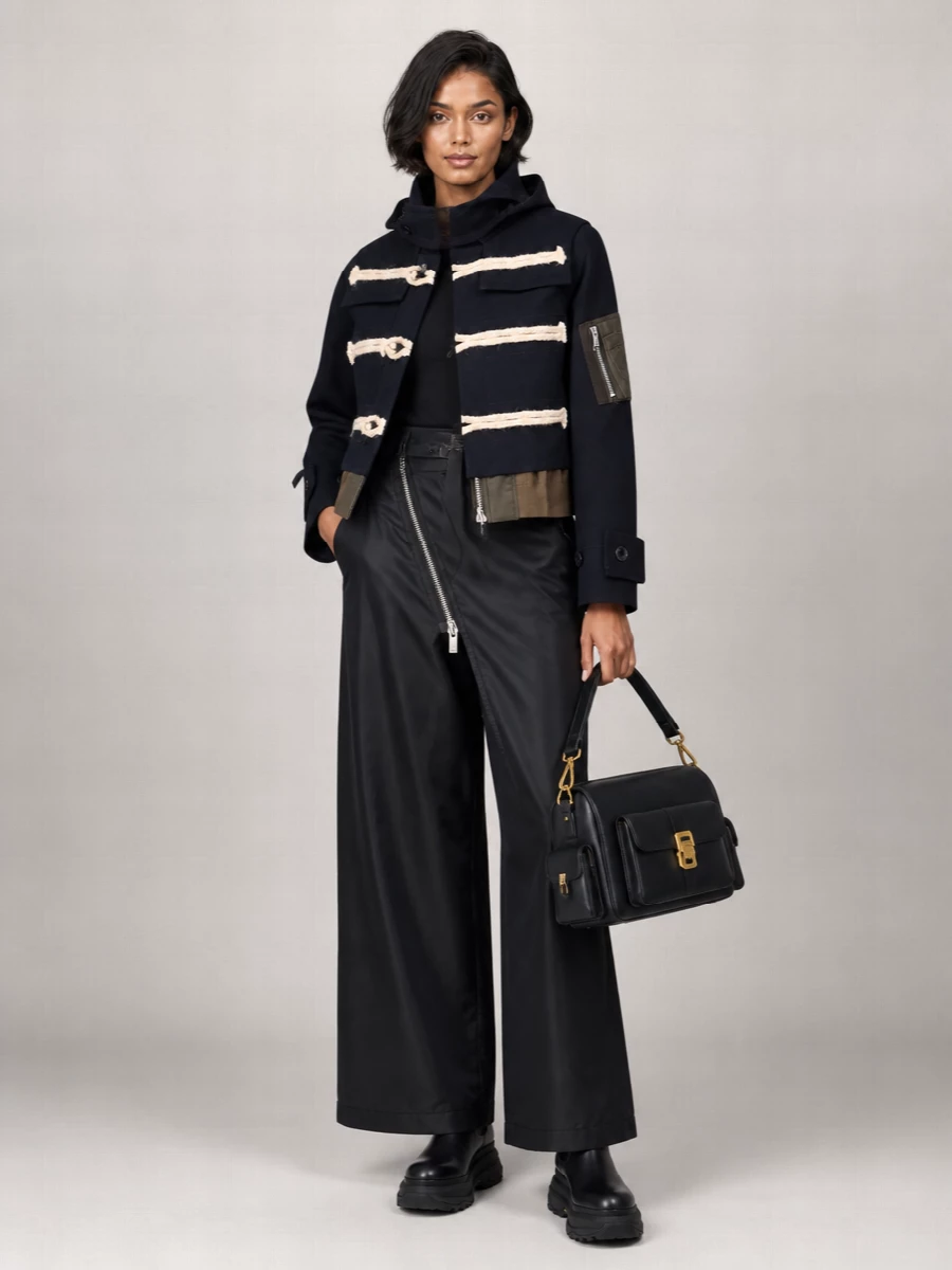 Sacai Wool Cropped Jacket