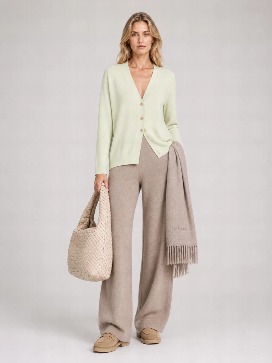 Guest In Residence Cashmere V-Neck Cardigan