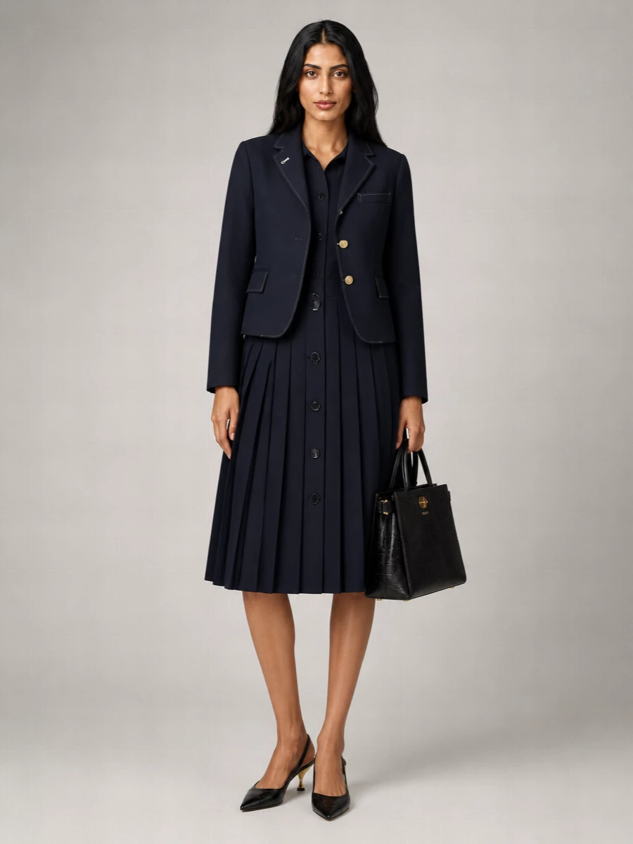 Thom Browne Linen Cotton Blazer