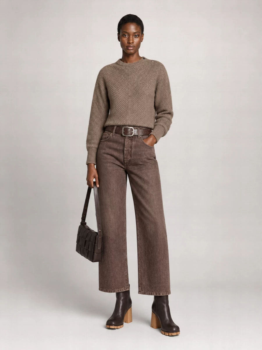 Bottega Veneta Denim Wide-Leg Jeans