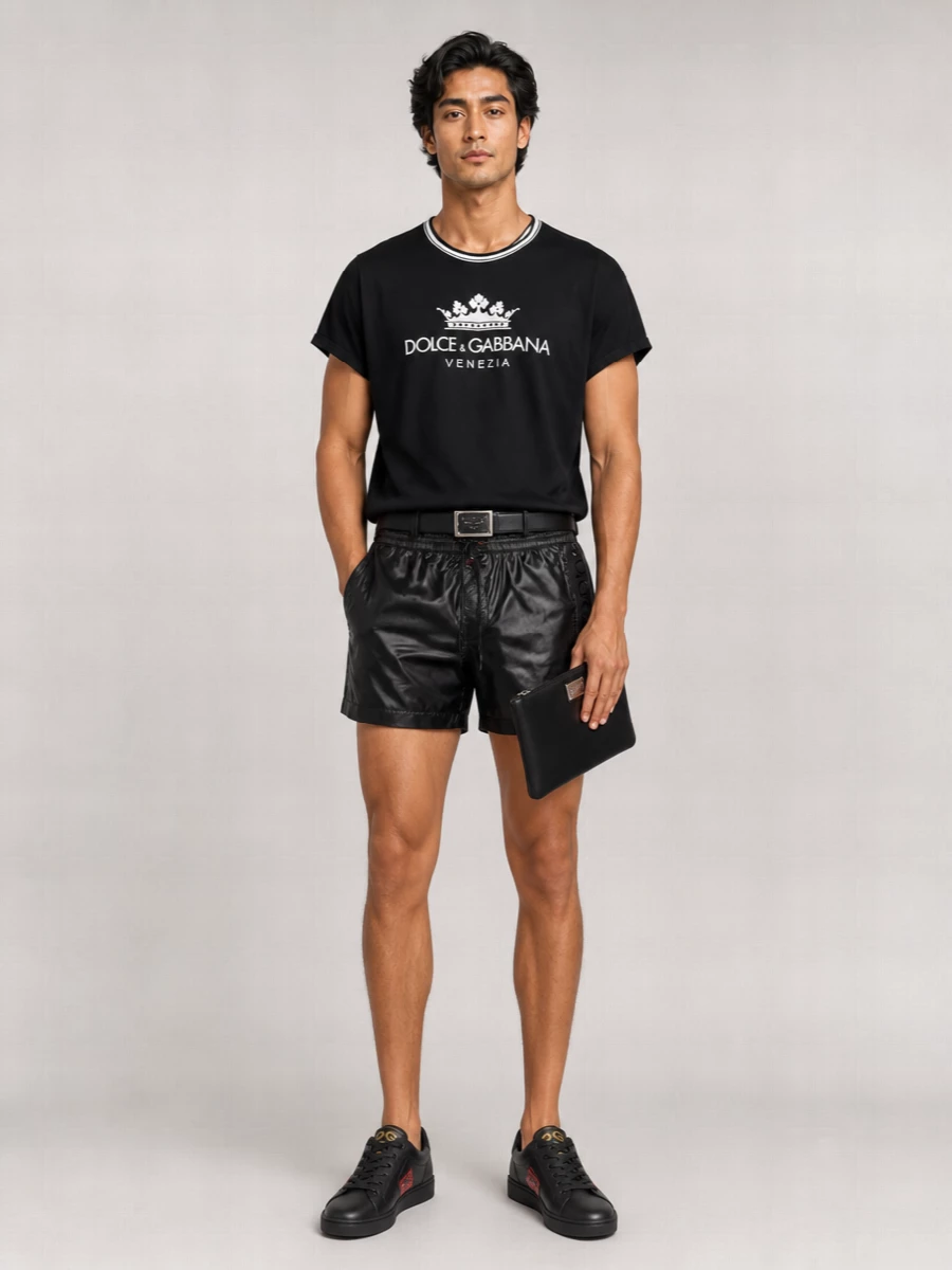 Dolce&Gabbana Striped Swim Shorts