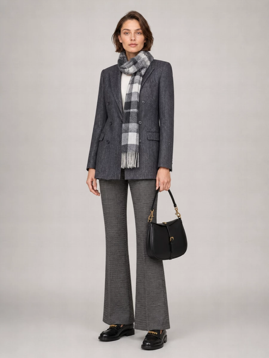 Etro Flared Wool Suit Trousers