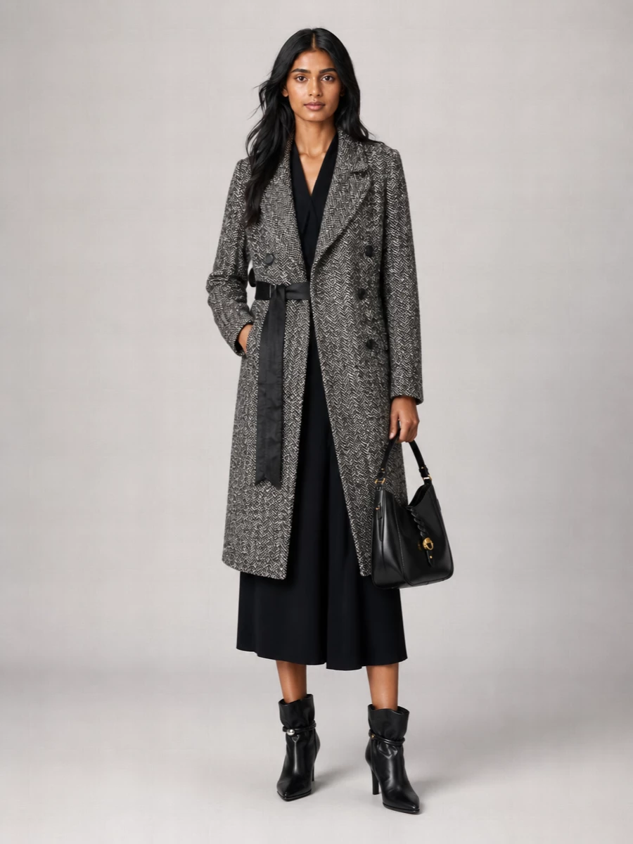 Isabel Marant Belted Double-Breasted Coat