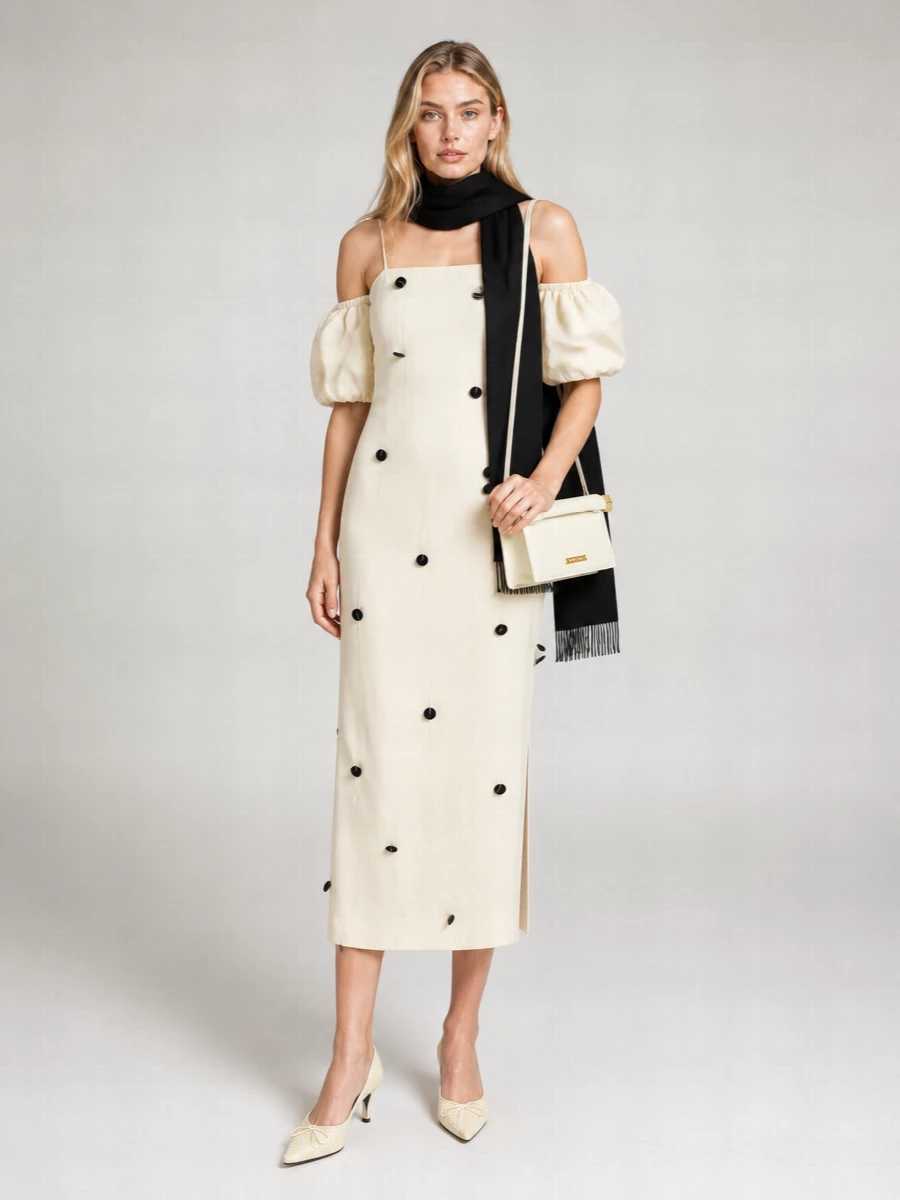Jacquemus Printed Midi Dress