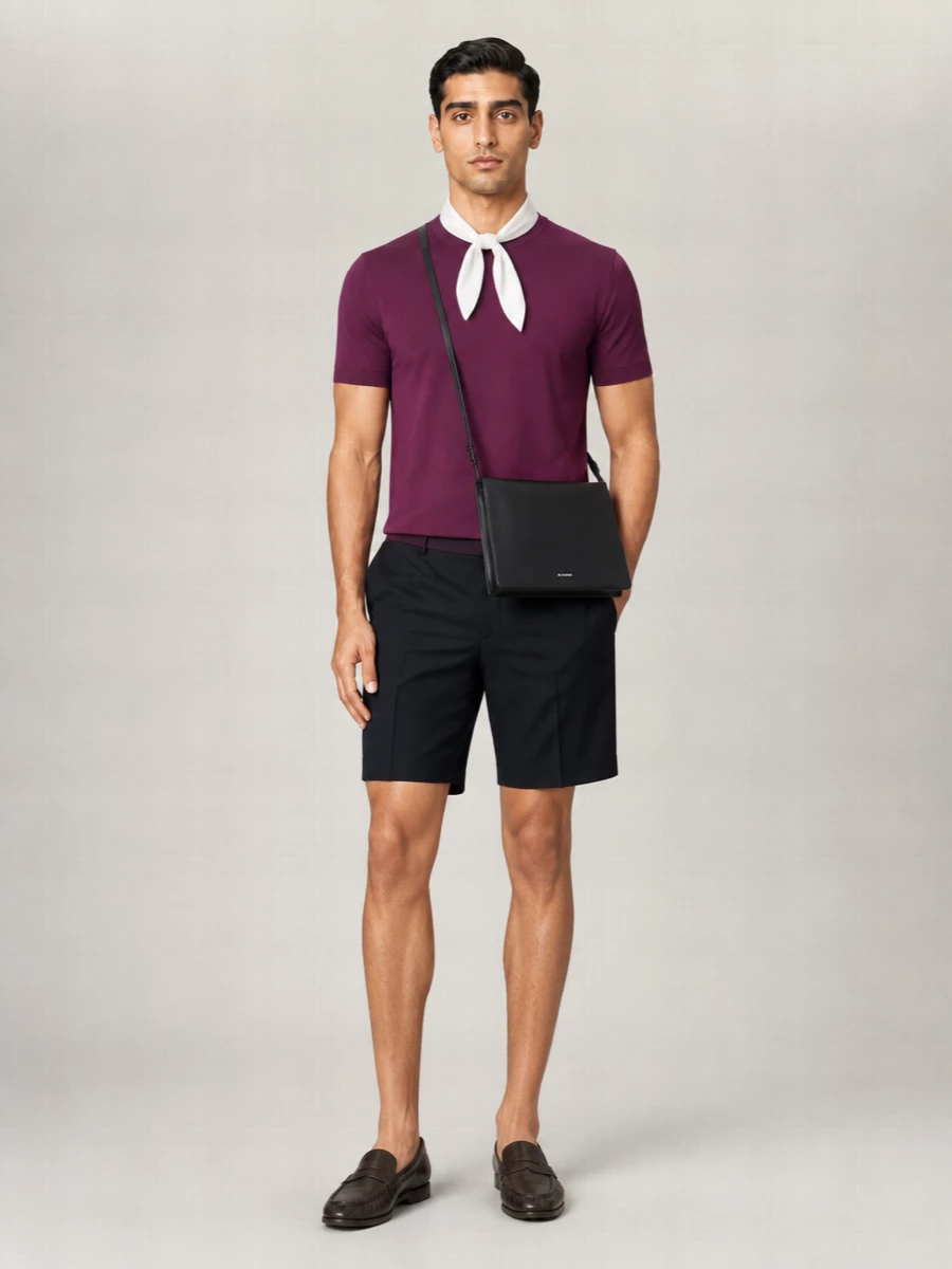 John Smedley Short-Sleeve Jumper