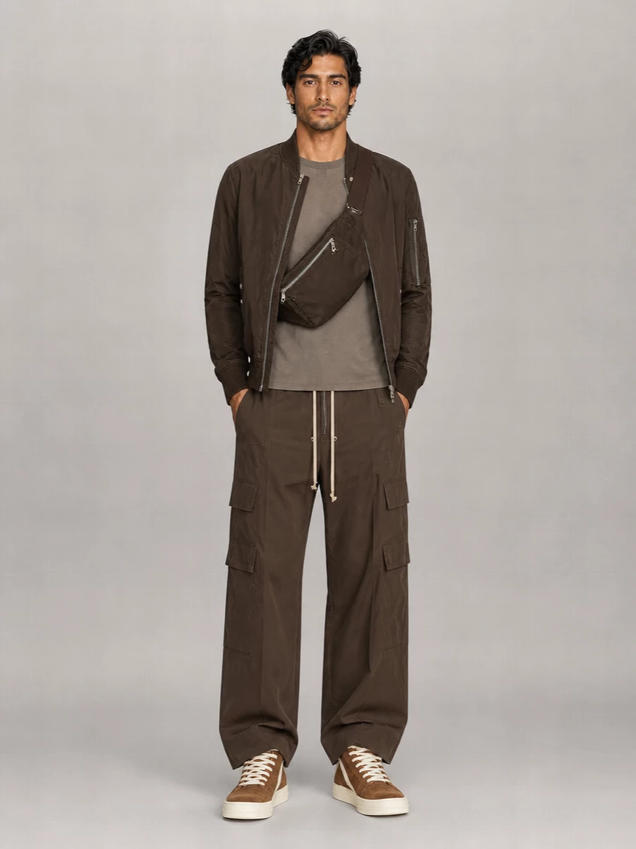 Rick Owens Ribbed Bomber Jacket