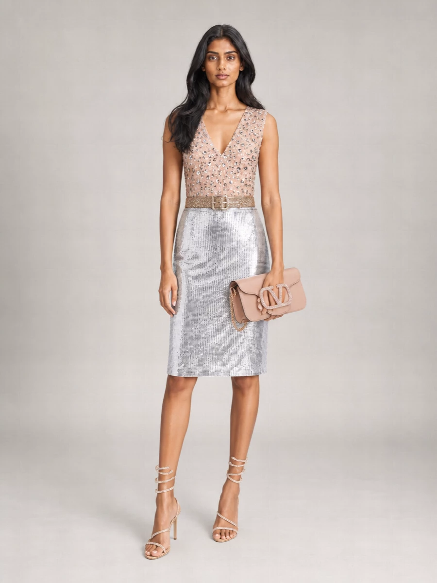 Paco Rabanne embellished top
