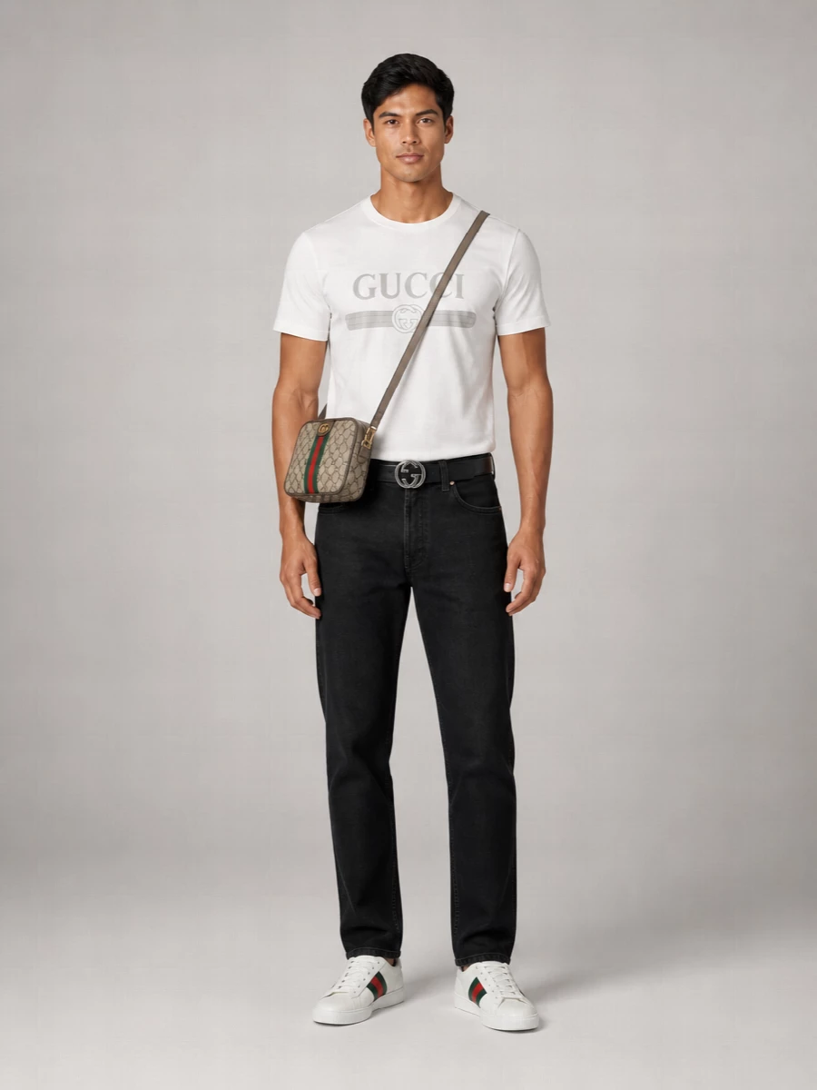 Gucci Polyethylene Crossbody Bag