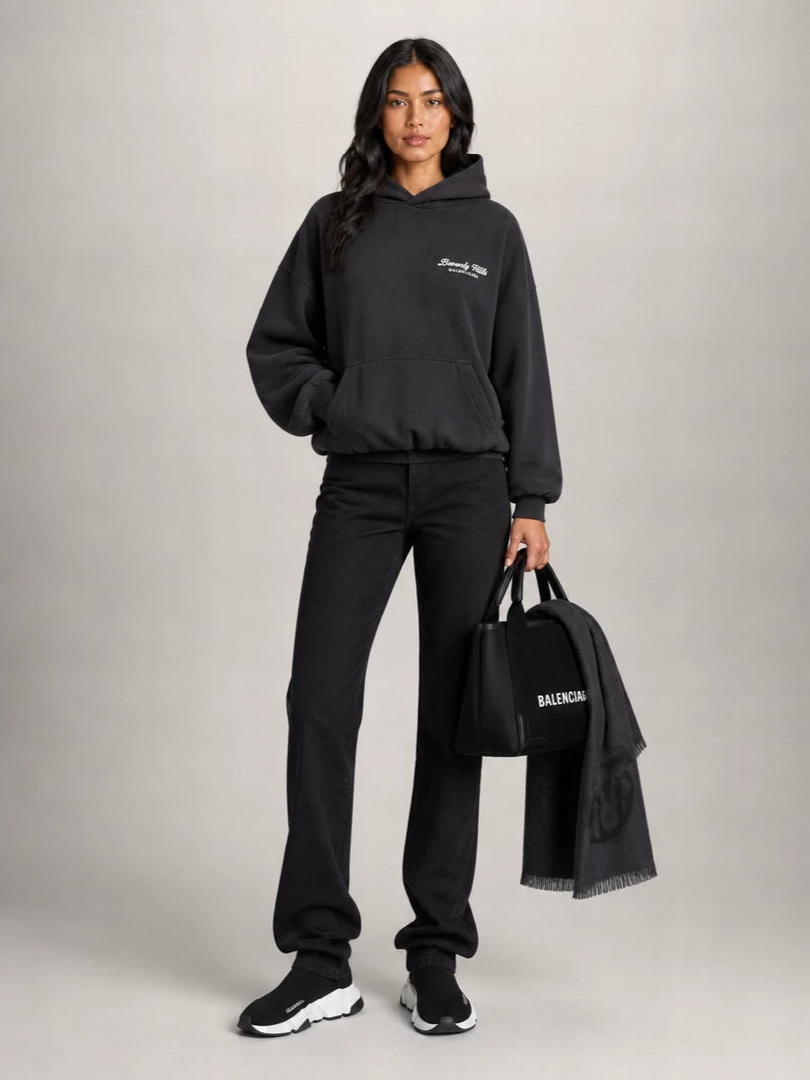 Balenciaga Cotton Oversized Hoodie