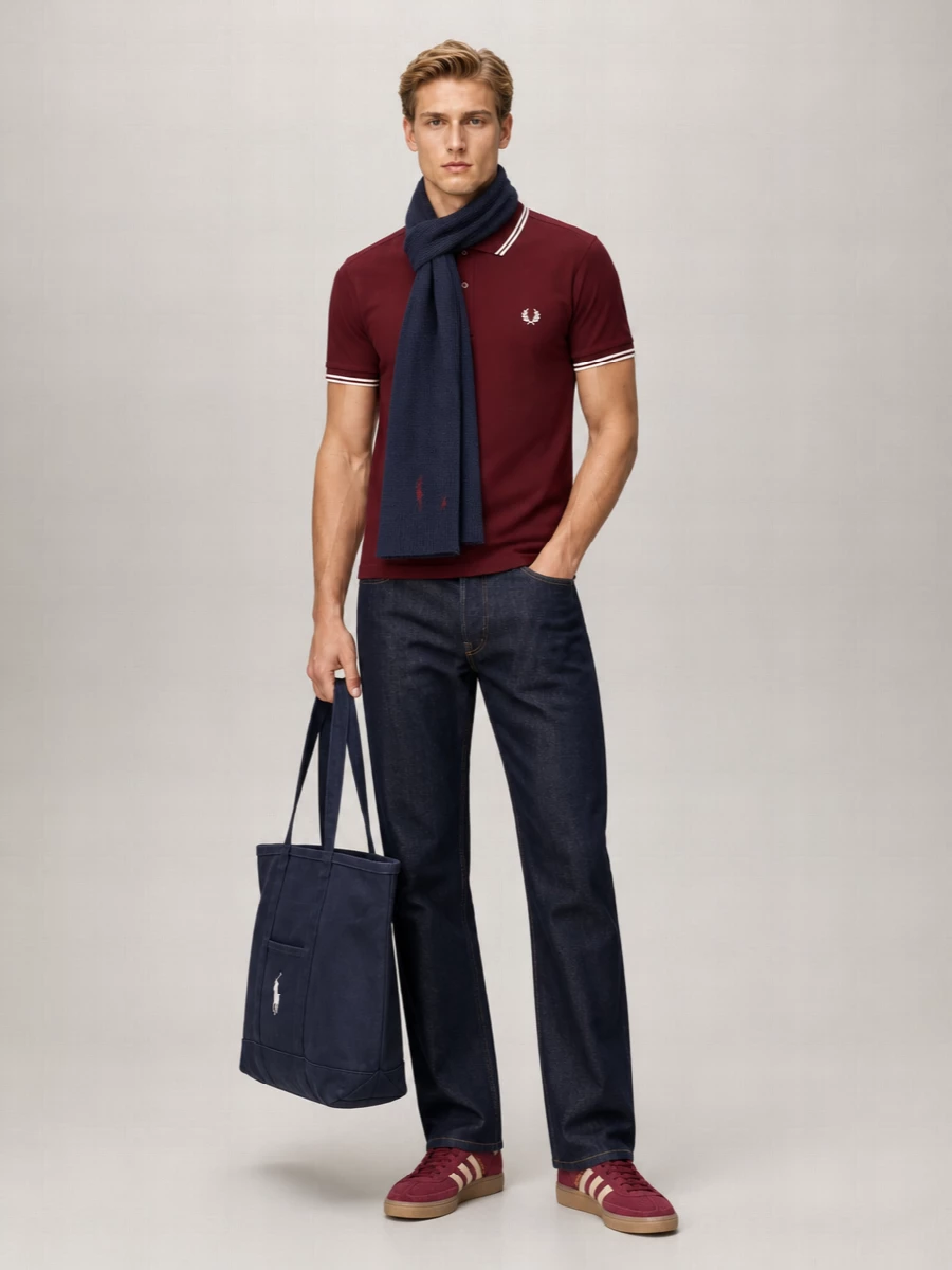 Fred Perry Logo Polo Shirt