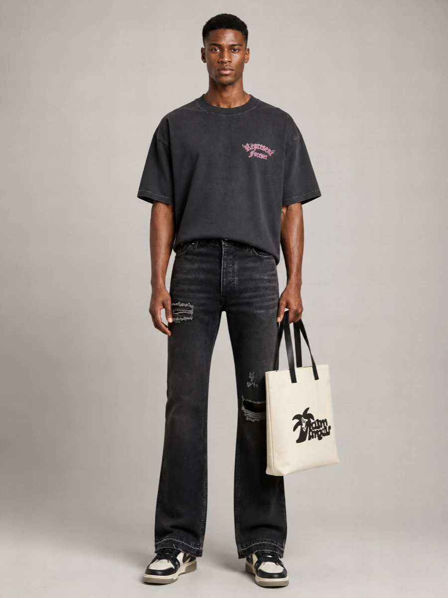 Represent Leather Low-Top Sneakers