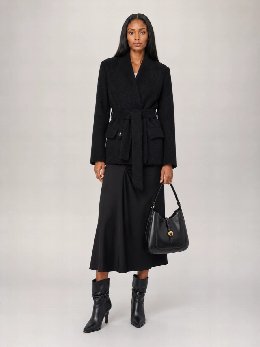 Isabel Marant Bouclé Belted Blazer