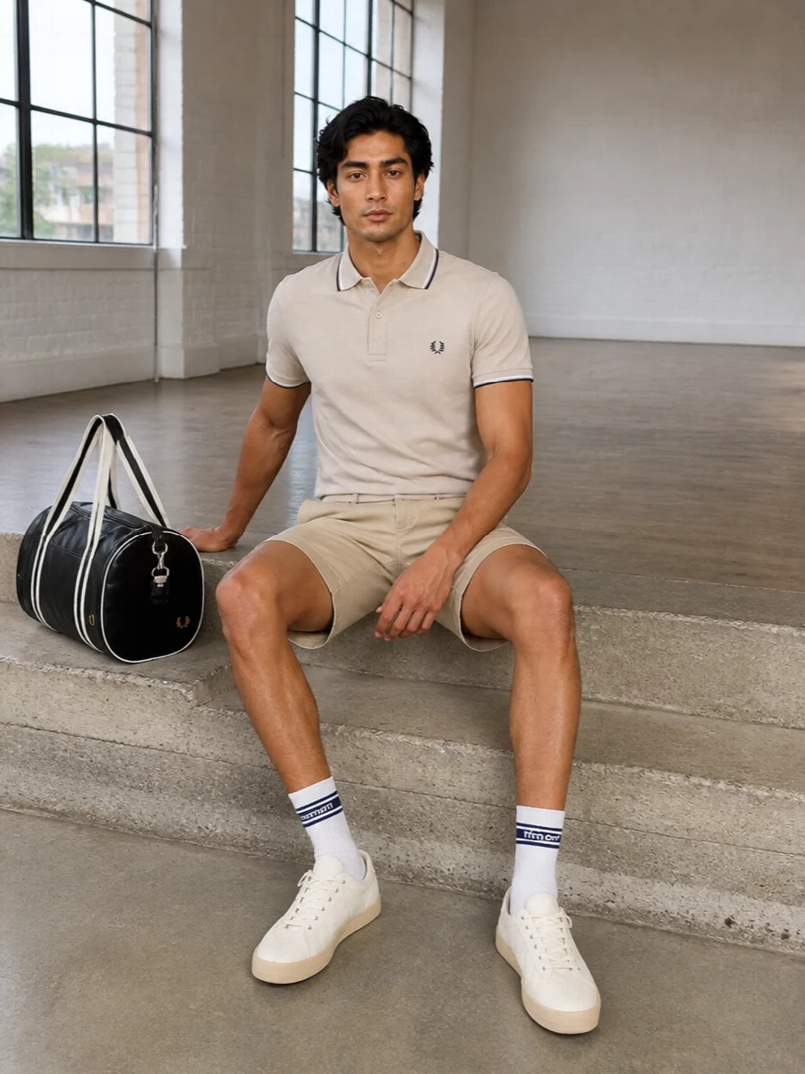 Fred perry polo polo chino shorts sneakers