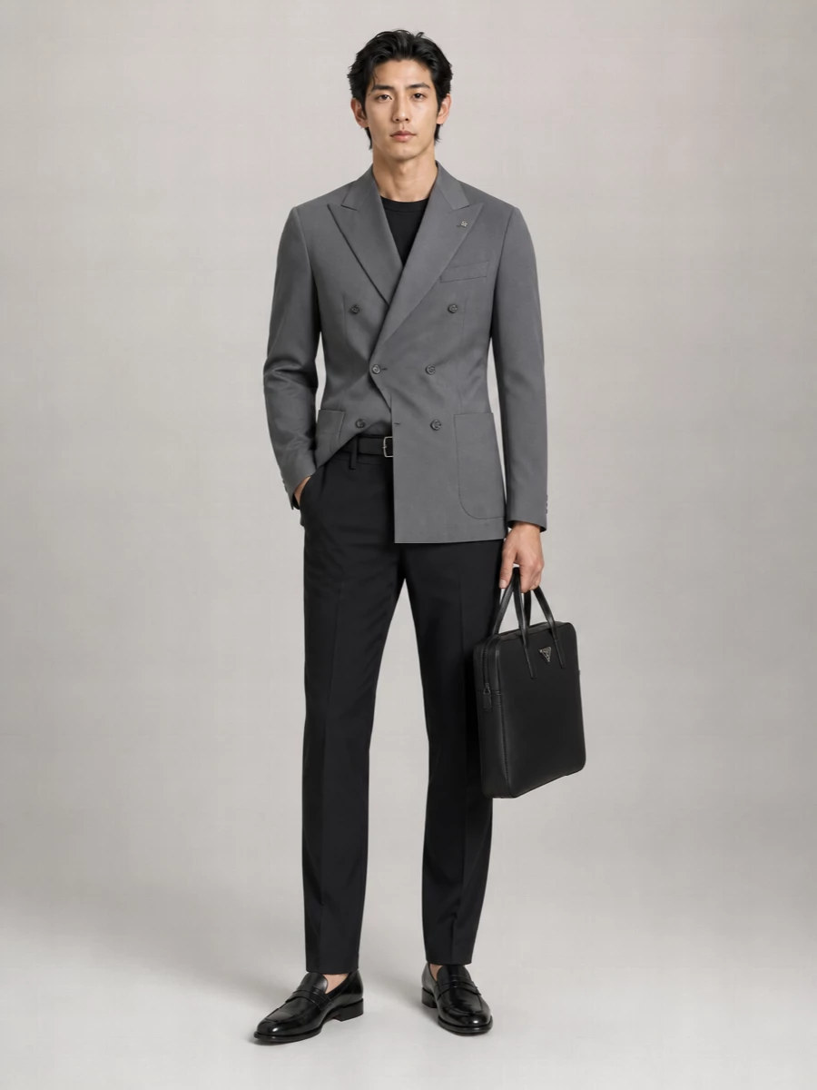 Bally Cotton Mid-Rise Pleated Tapered Trousers