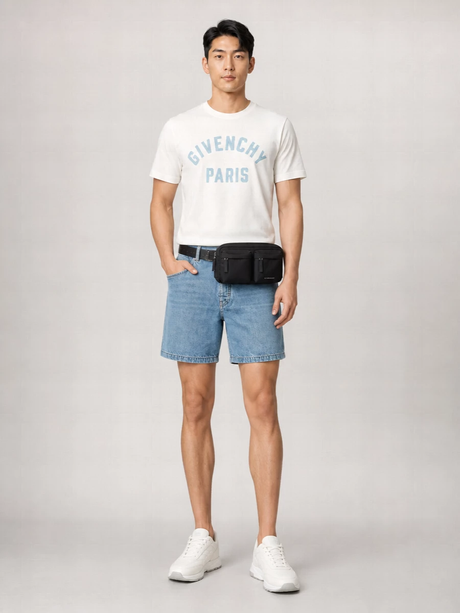 Givenchy Denim Bermuda Shorts