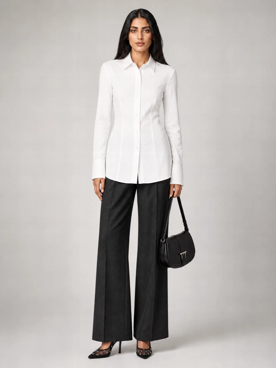 Alexander Wang Cotton Long-Sleeve Shirt