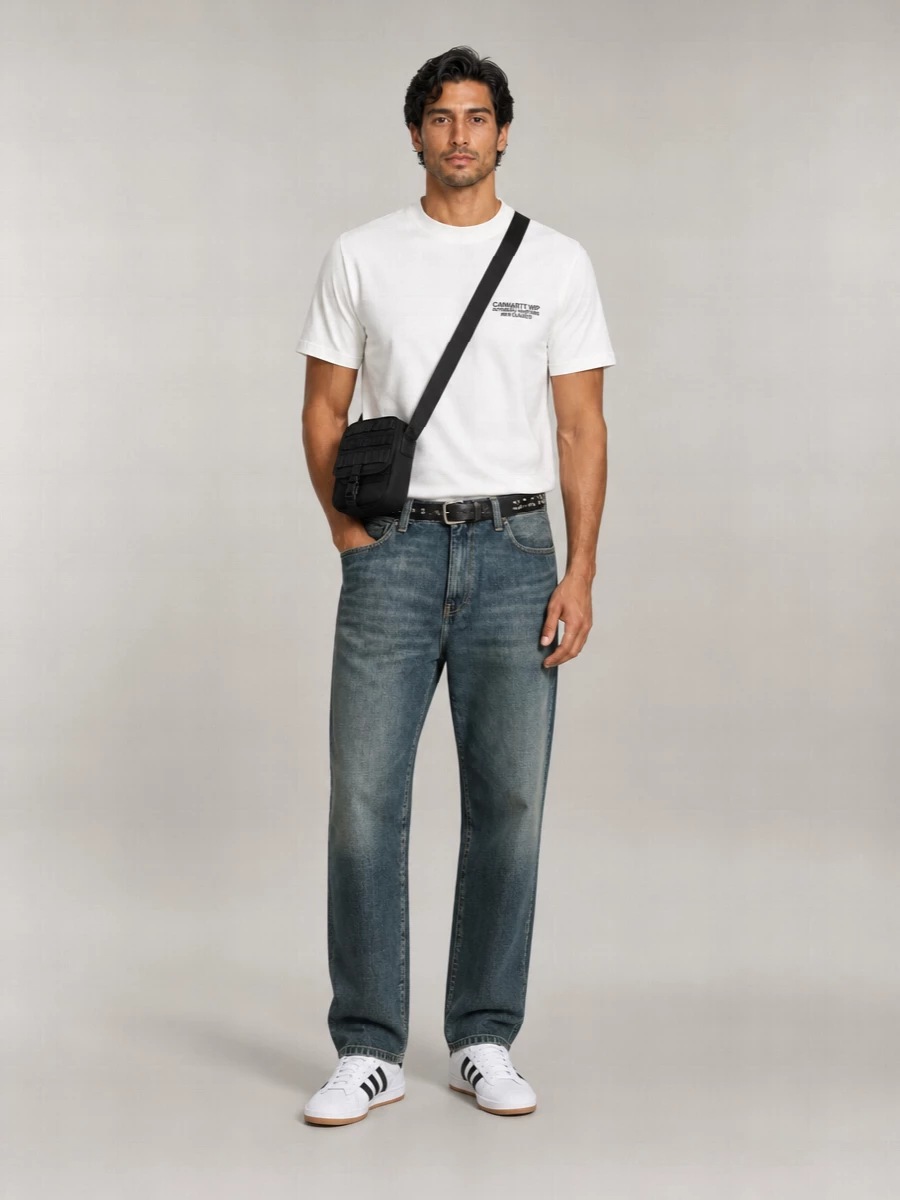 Carhartt Wip Denim Wide-Leg Jeans