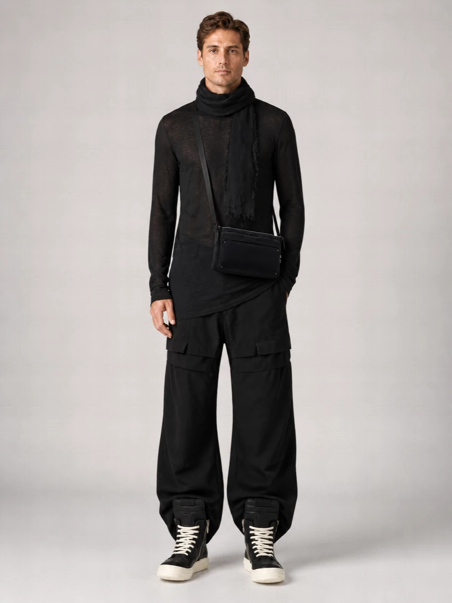 Rick Owens Cotton Long-Sleeve Jumper