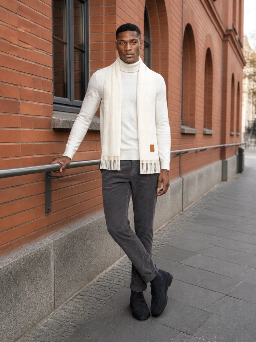 Dondup corduroy trousers turtleneck tods boots