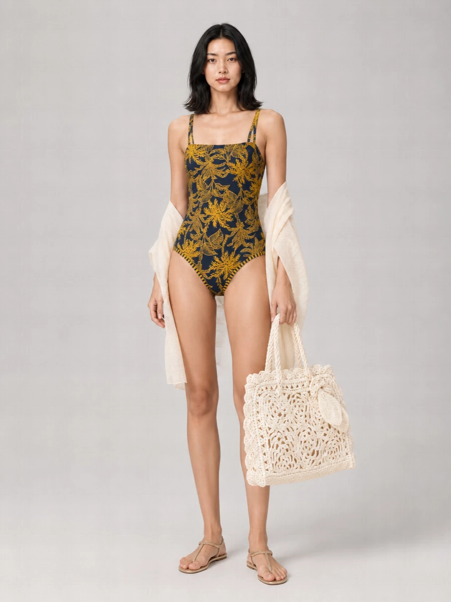 Eres Printed One-Piece Swimsuit
