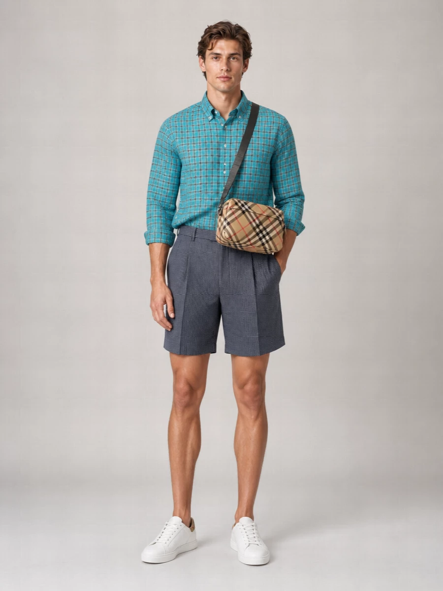 Beams Plus Plaid Casual Shirt
