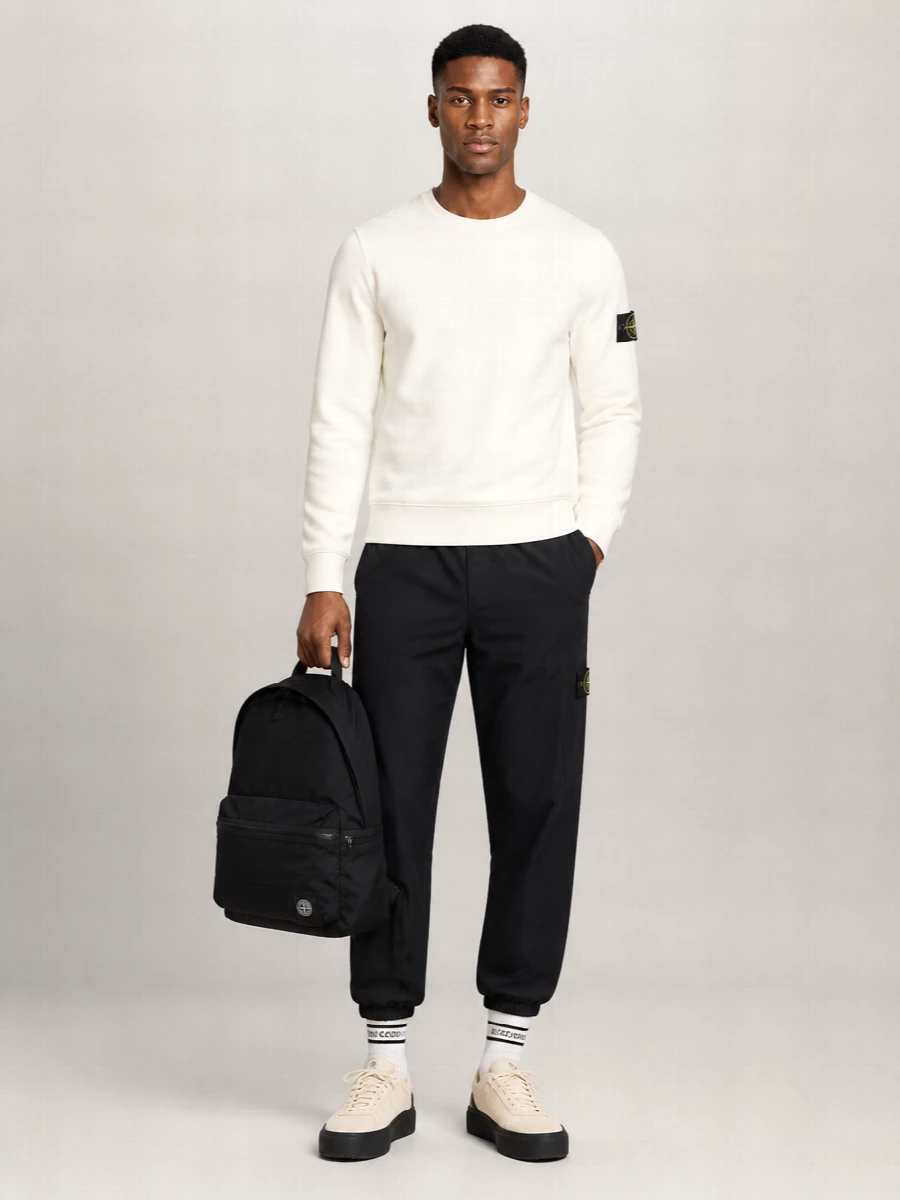Stone Island Cotton Regular-Fit Crewneck Sweatshirt