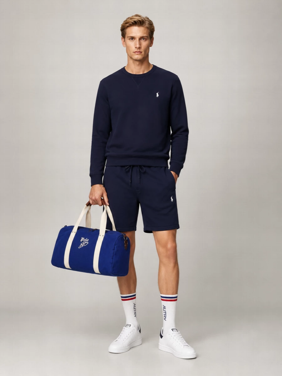 Ralph Lauren Cotton-Blend Embroidered Sweatshirt