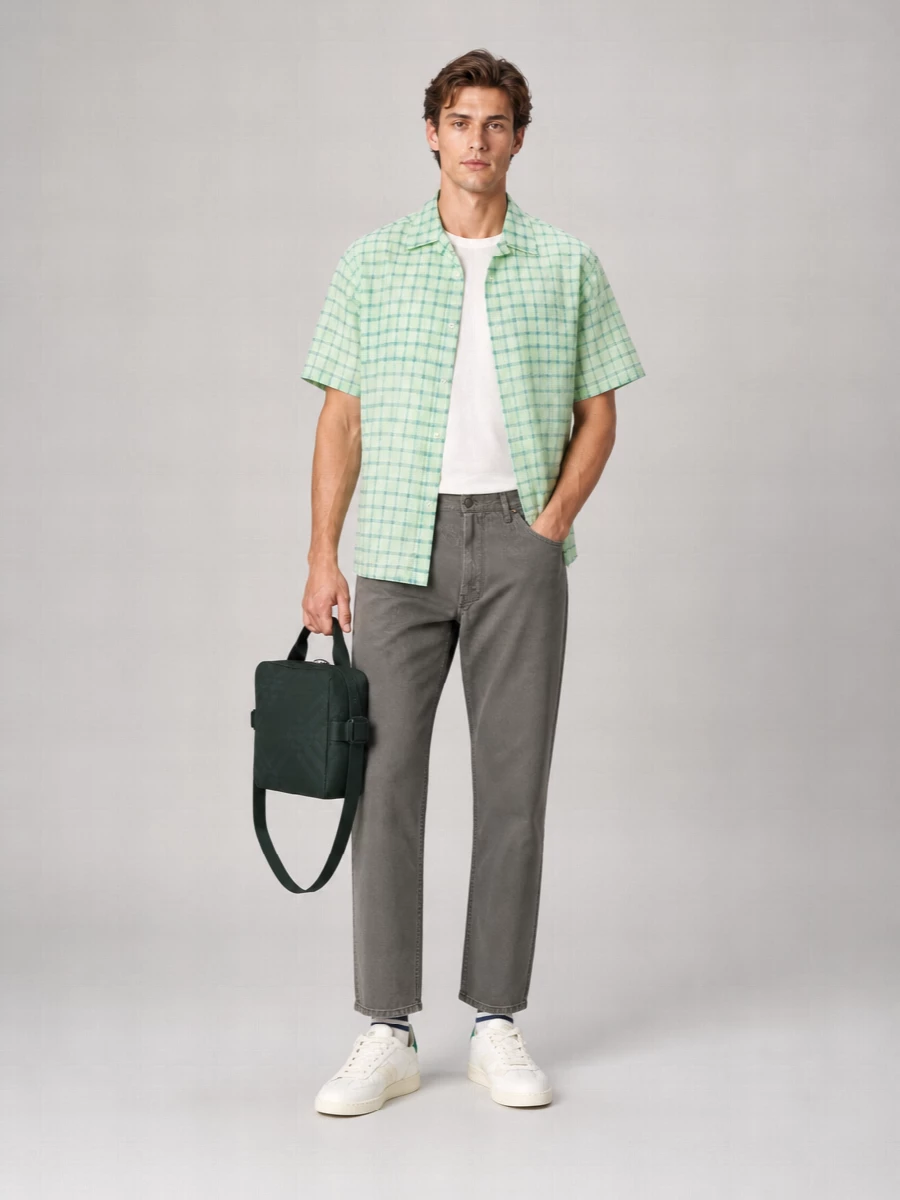 Beams Plus Plaid Casual Shirt