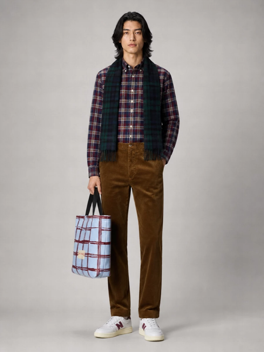 Ralph Lauren Checked Cotton Long-Sleeve Shirt