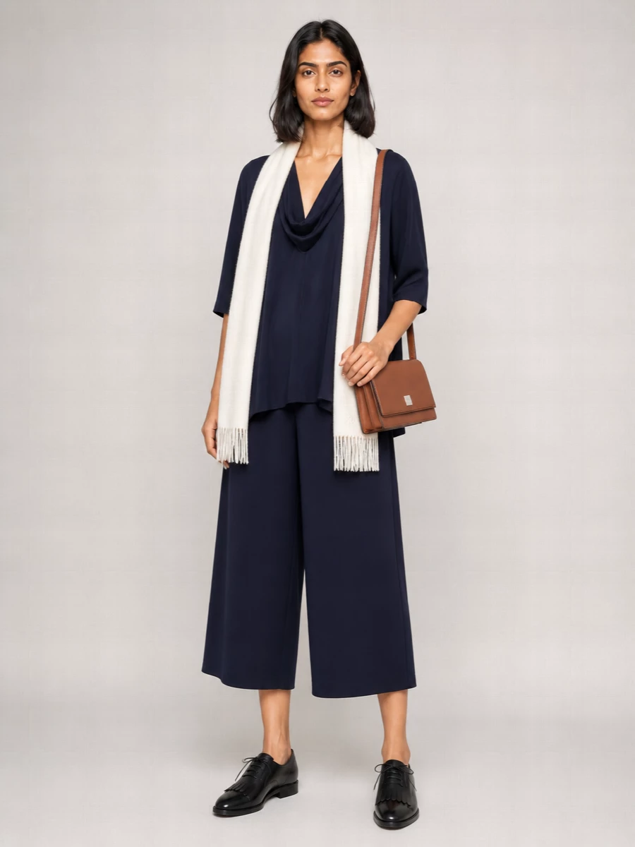 Max Mara Silk Wide-Leg Pants