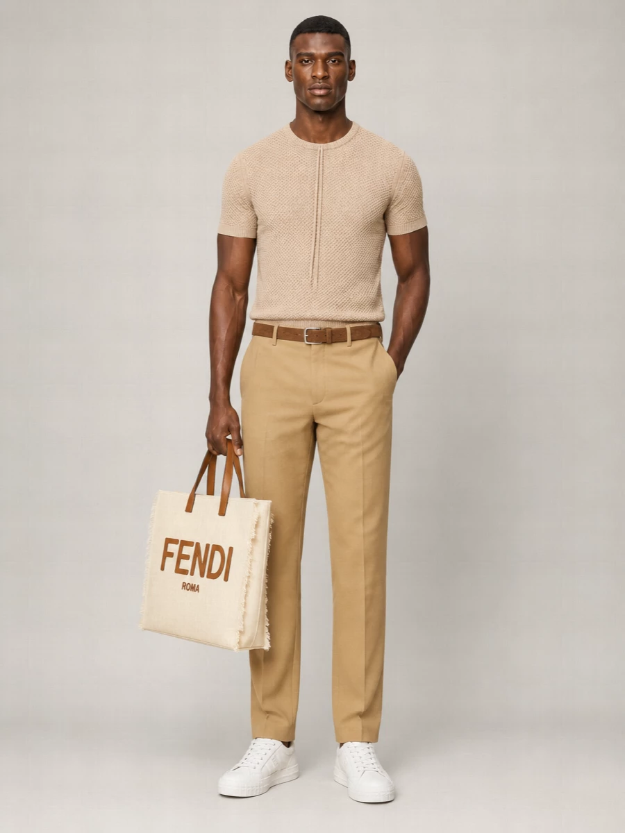 Fendi Straight-Leg Trousers