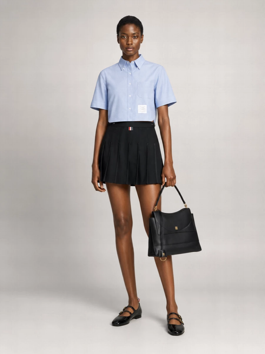 Thom Browne Silk Tailored Shorts