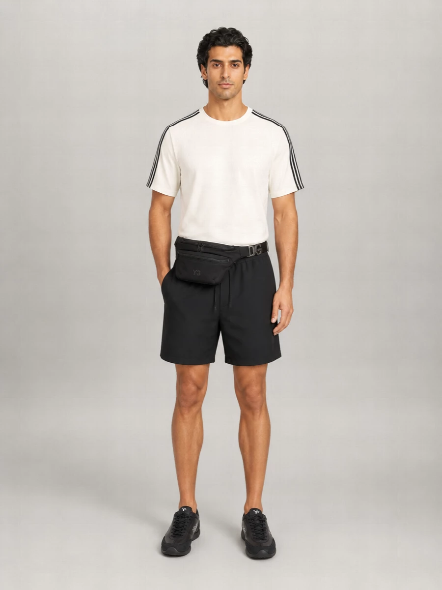 Y-3 Wool Wide-Leg Trousers