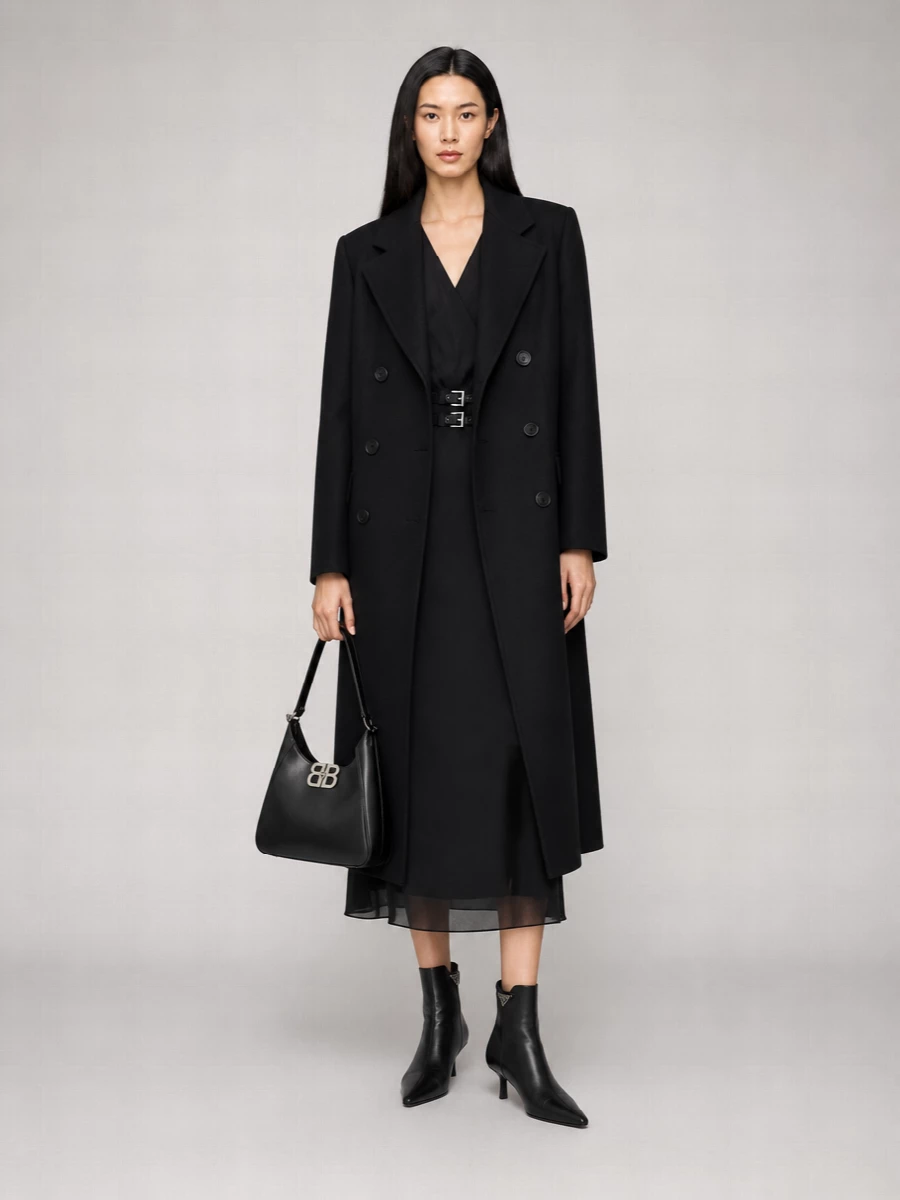 Prada Wool Double-Breasted Coat